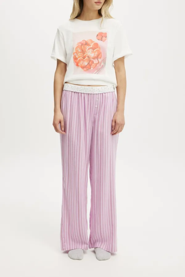 Food Graphic Loose Simple T-Shirts
