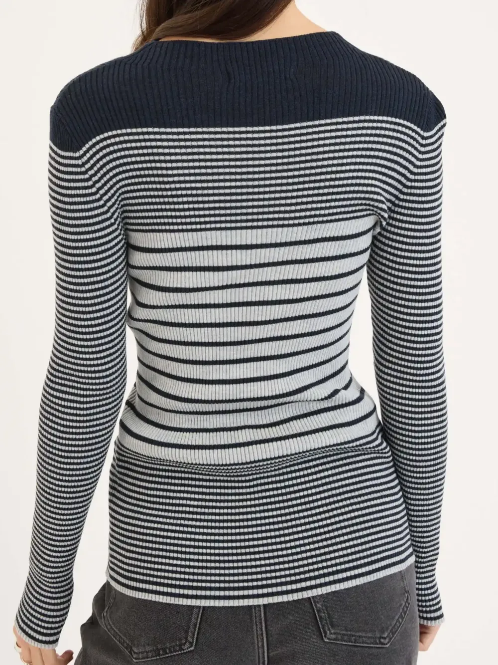 Casual Style Striped Sweater