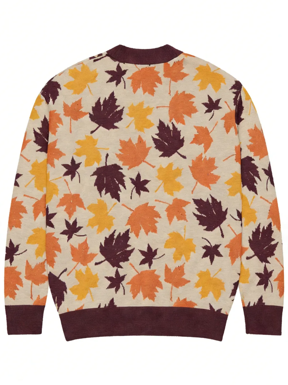 Leaf V-Neck Cardigan