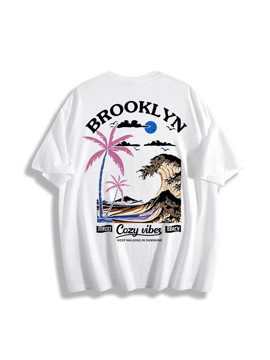 Coastal Brooklyn Inspired Graphic T-Shirt