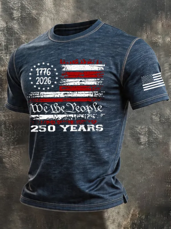 Men'S American Independence Day Casual T-Shirt