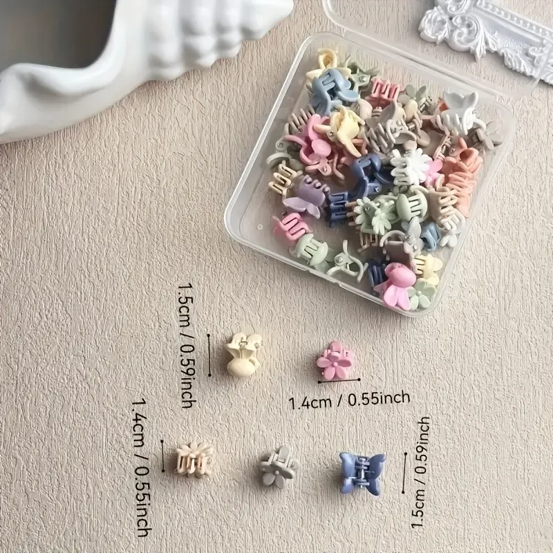 Casual Style Cute Bunny Flower Hair Clips