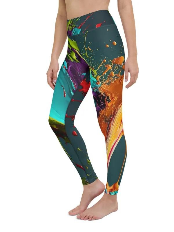 Neon Paint Leggings