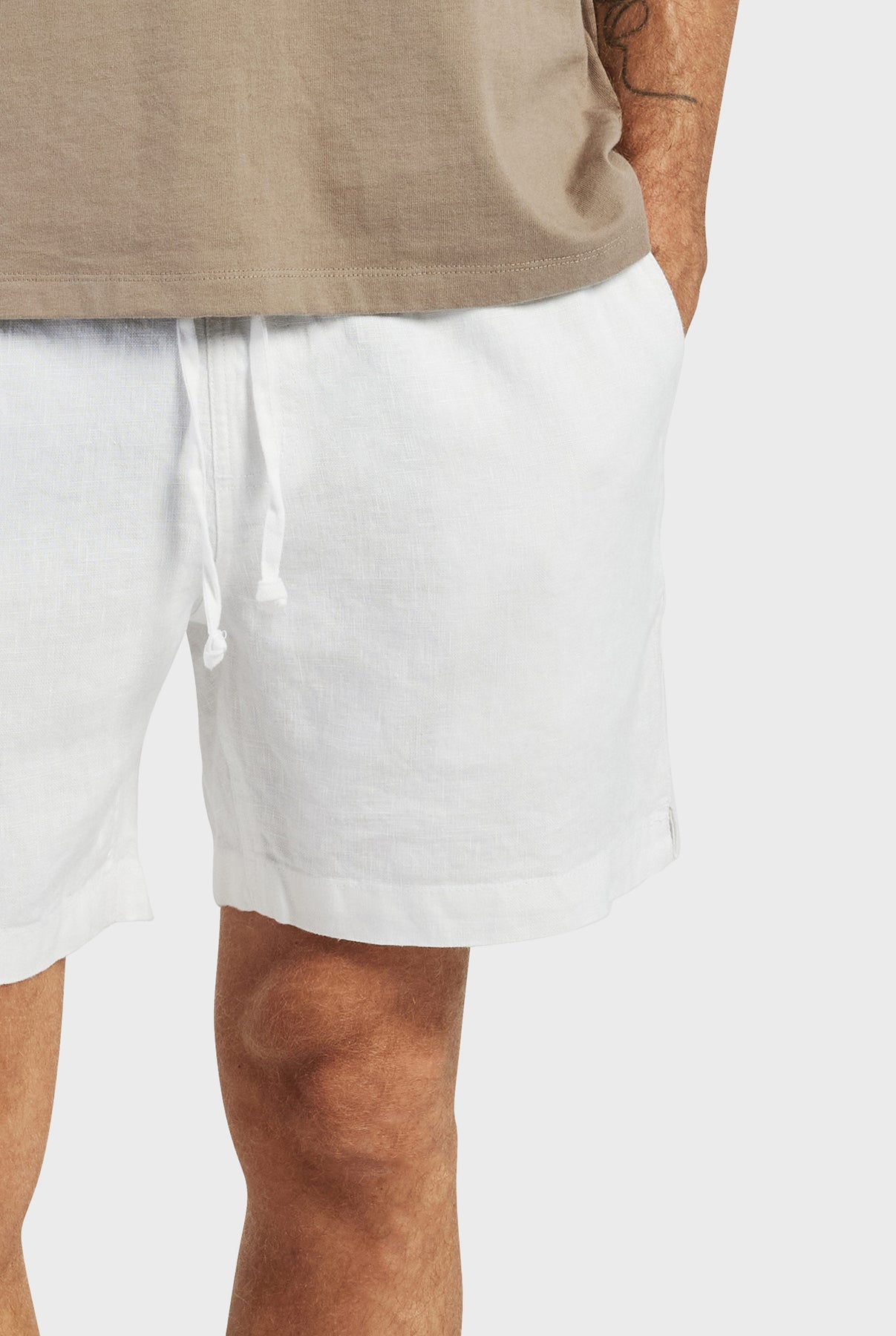 Riviera Linen Short- Navy