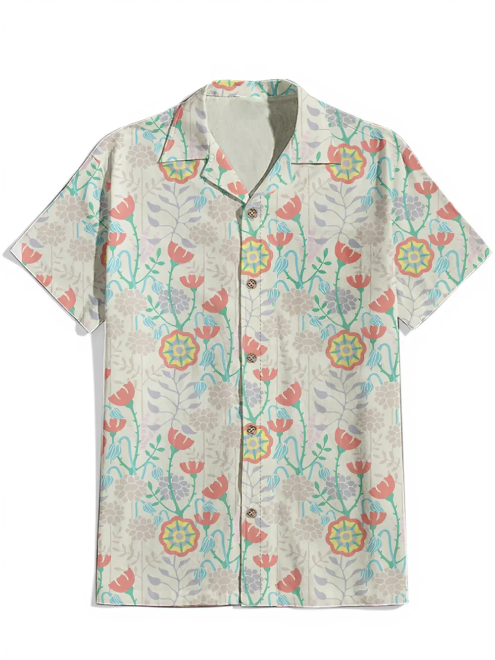 Marvelous Meadow Pastel - 100% Cotton Shirt