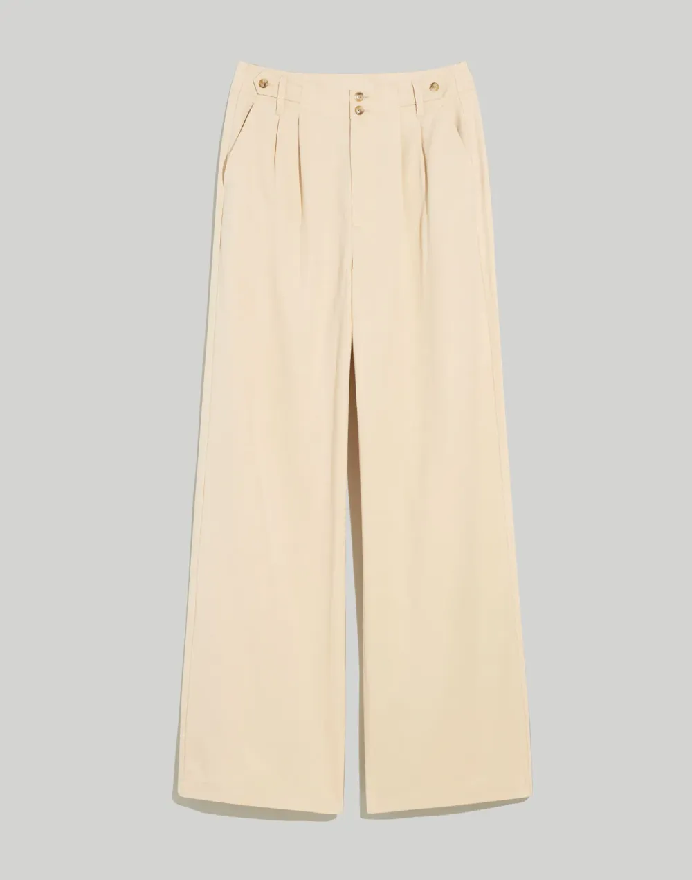 Wide-Leg Straight Pants
