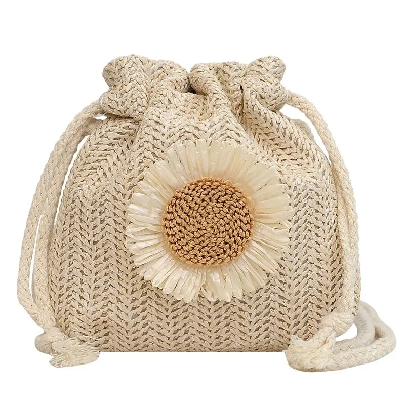 Daisy Decorative Woven Bag