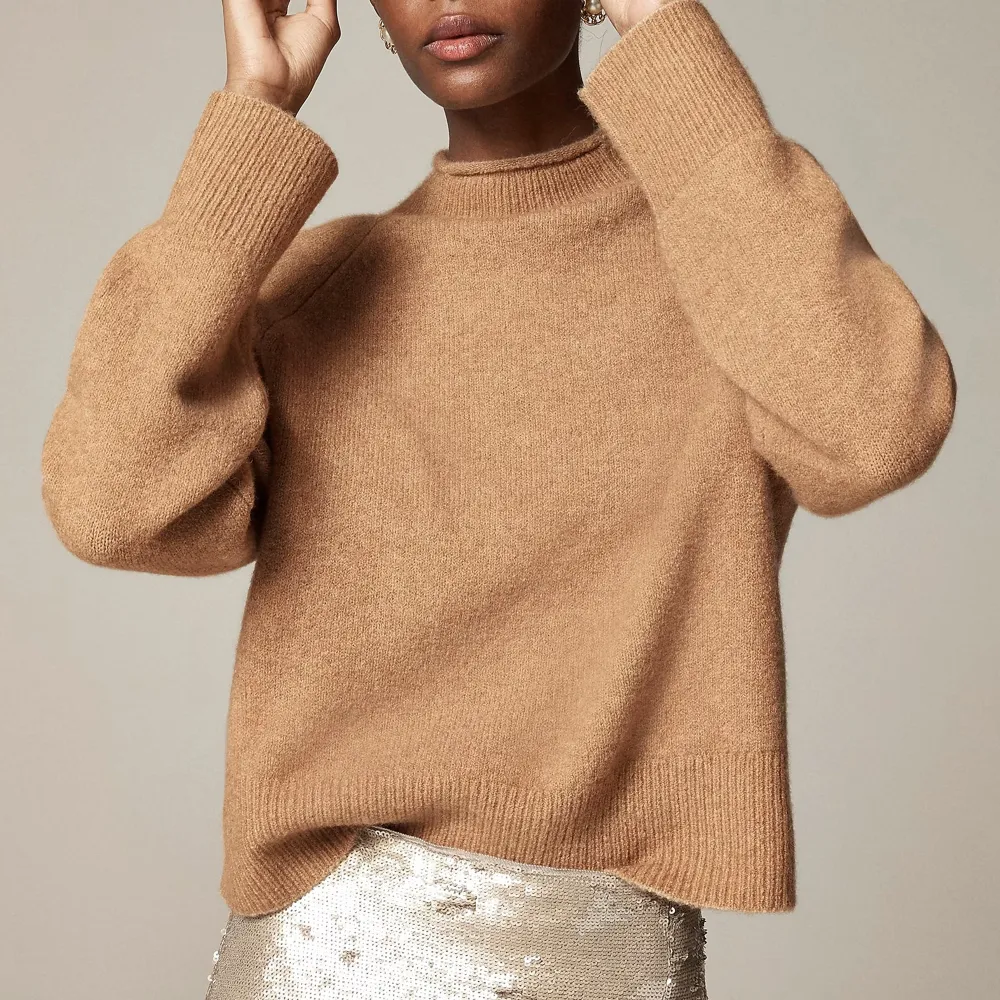 Classic Crew Neck Stretch Sweaters