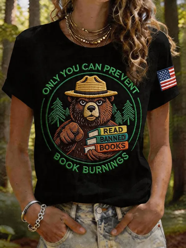 Women's Forest Conservation Print T-shirt
