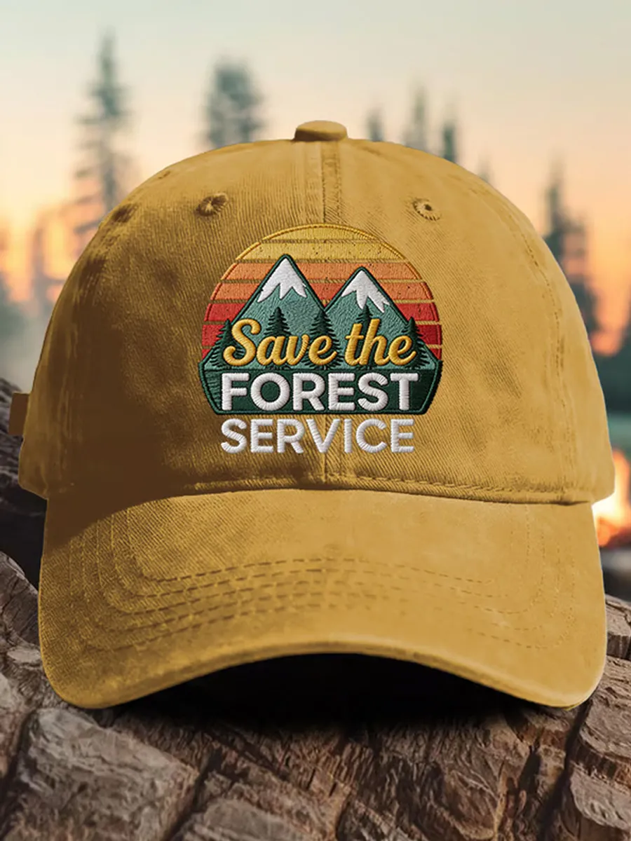 Unisex Resist Save The Forest Service Hat