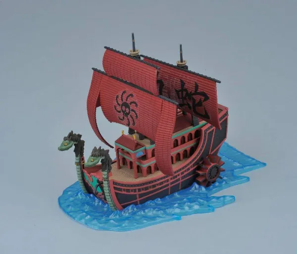 Double Snake Head Pirate Ship Model Toy