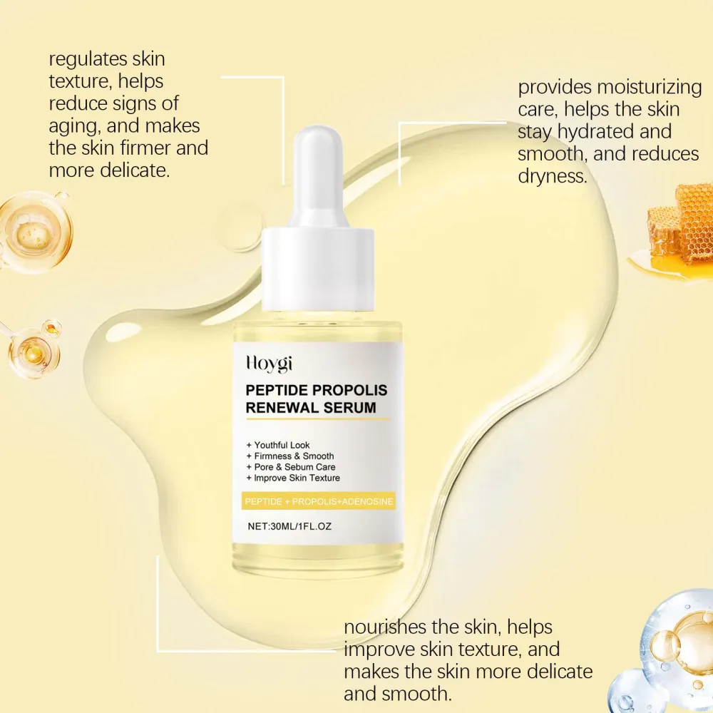 Hoygi Facial Moisturizing Essence – Gentle, long-lasting hydration, fades fine lines.