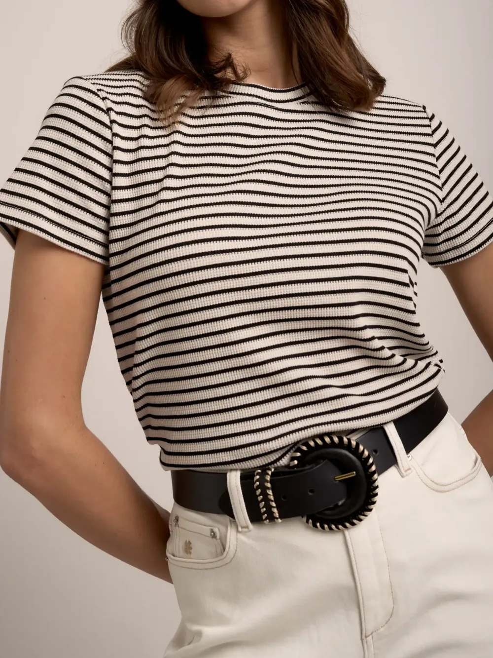 Short Sleeve Striped Tee