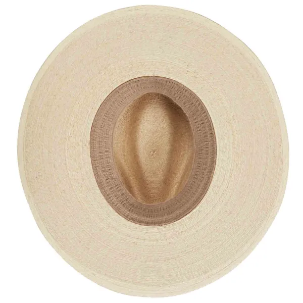 Tulum Natural Palm Straw Wide Brim Hat