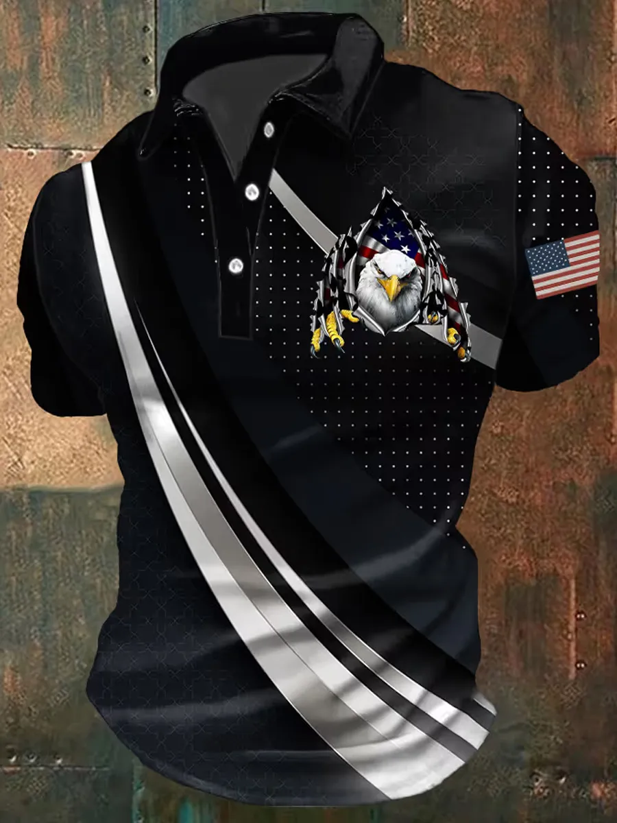 Men's Casual 250th Anniversary Patriot Polo