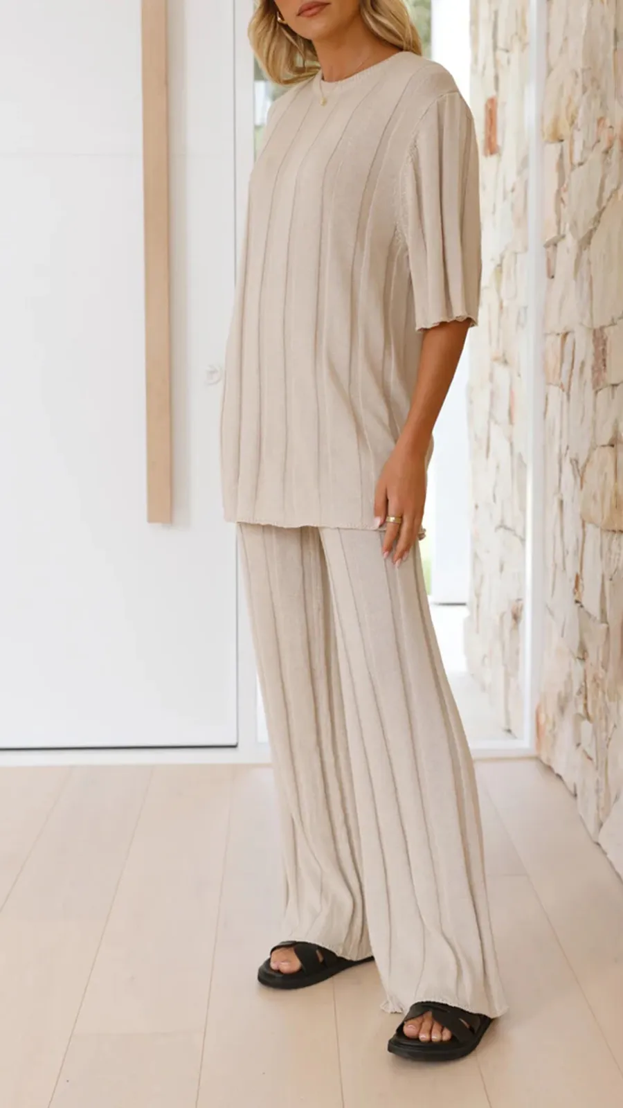 Knitted Heavy Drape Top