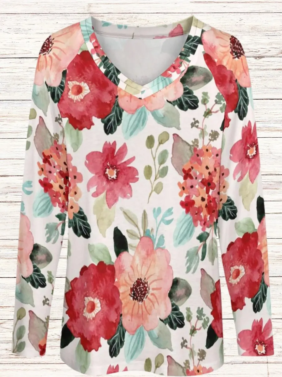 Botanical Watercolor T-Shirt