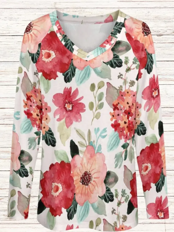 Botanical Watercolor T-Shirt