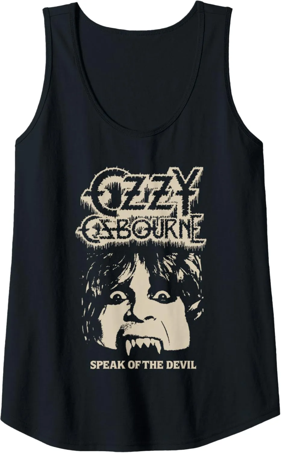 Speak Of The Devil Face Tank Top