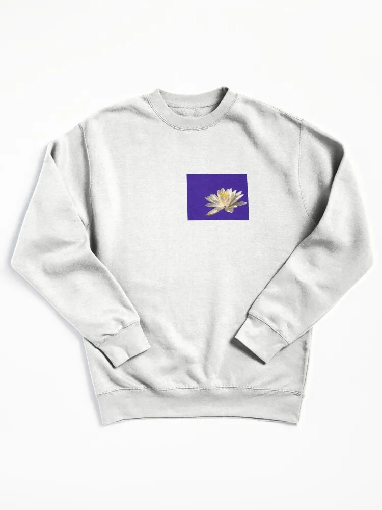 Water Lily Blues Pullover Sweatshirt