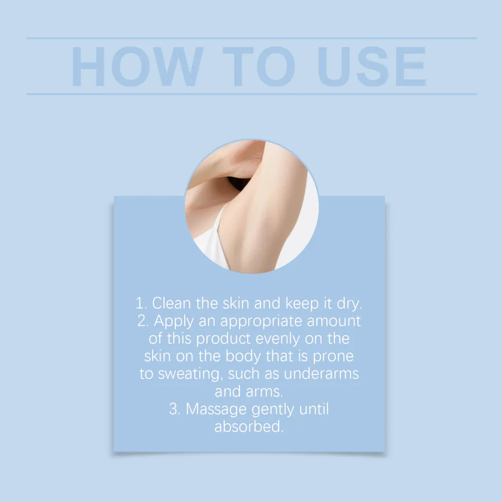 Body care cream for armpits, refreshing and non greasy, gentle and fragrant, suitable for daily care of the whole body