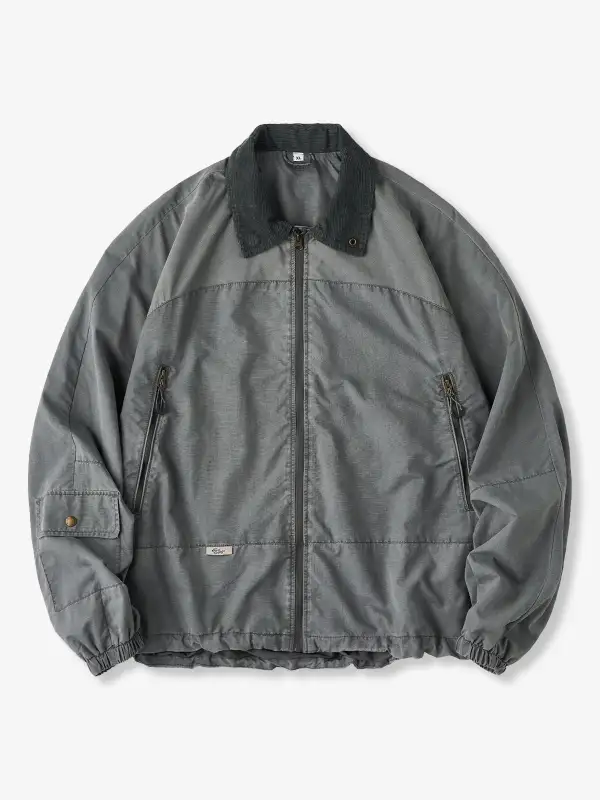 Men's Corduroy Stand Collar Outdoor Jacket