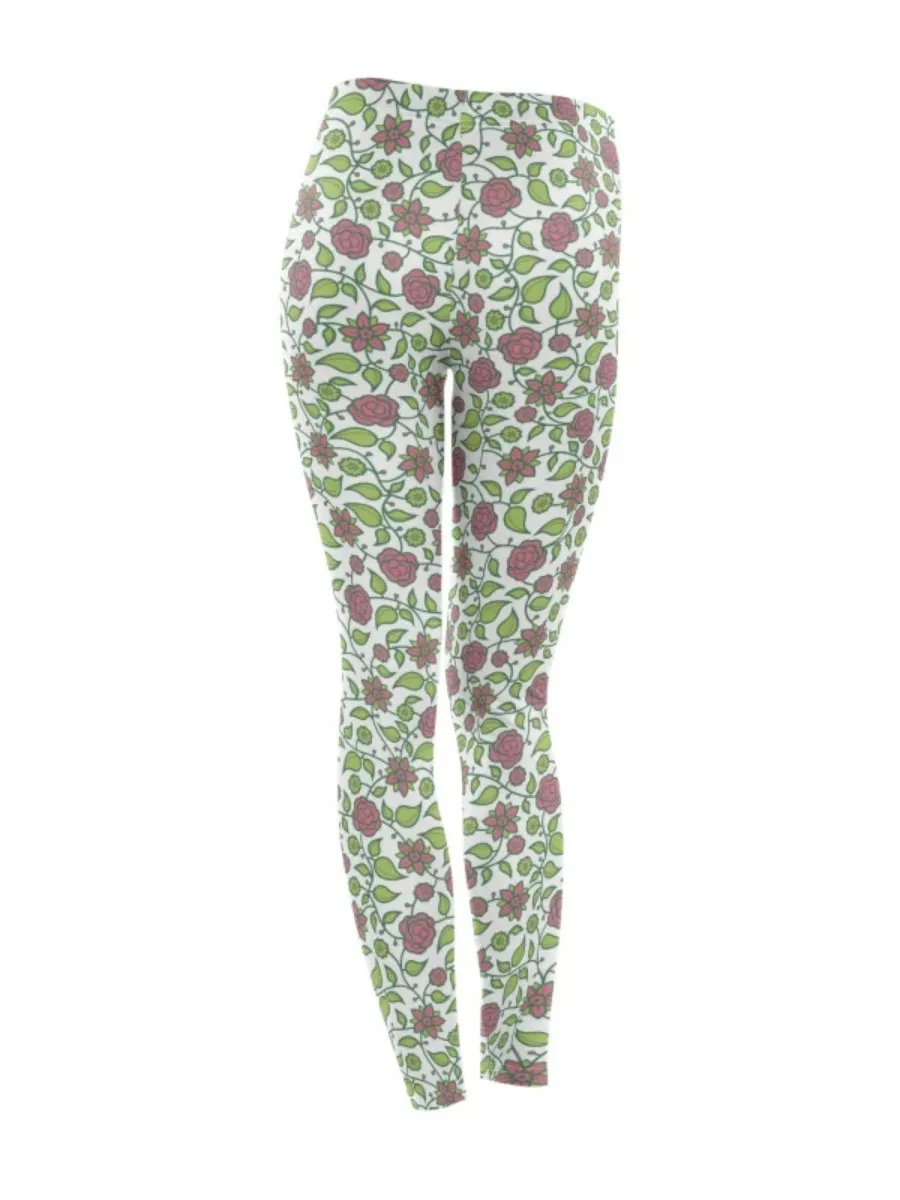Retro Rose Leggings