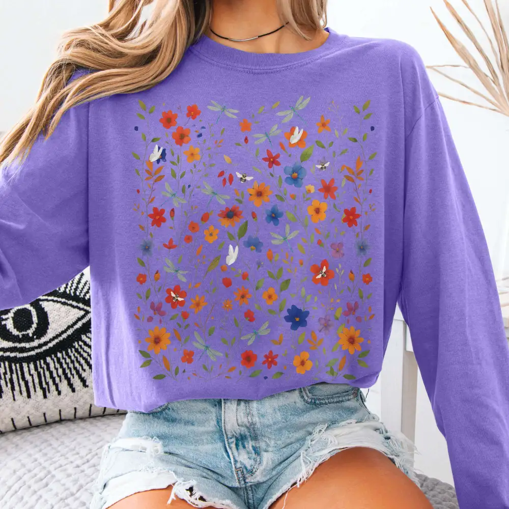 Wildflowers Long Sleeve Shirt