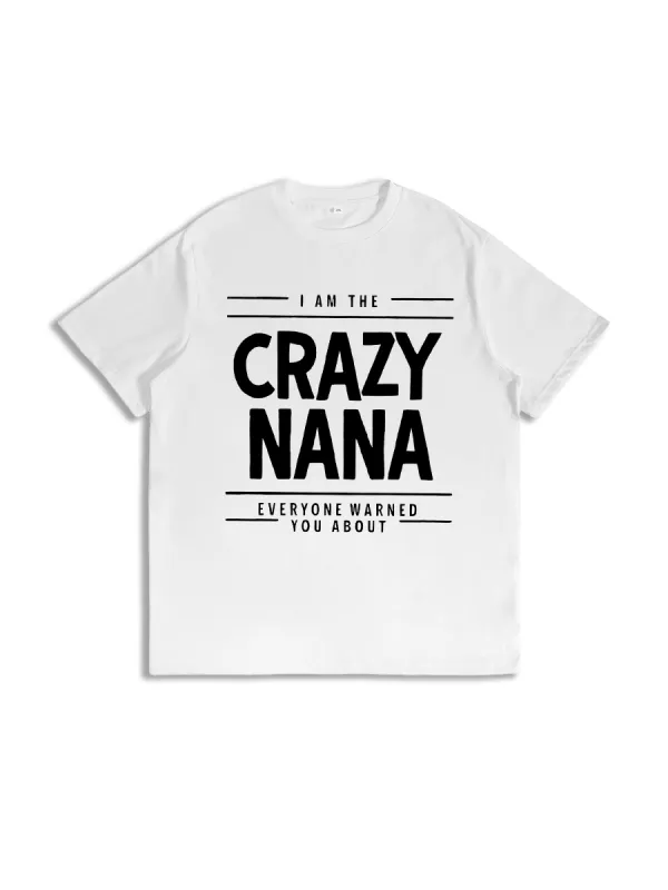 Casual Style Crew Neck T-Shirt