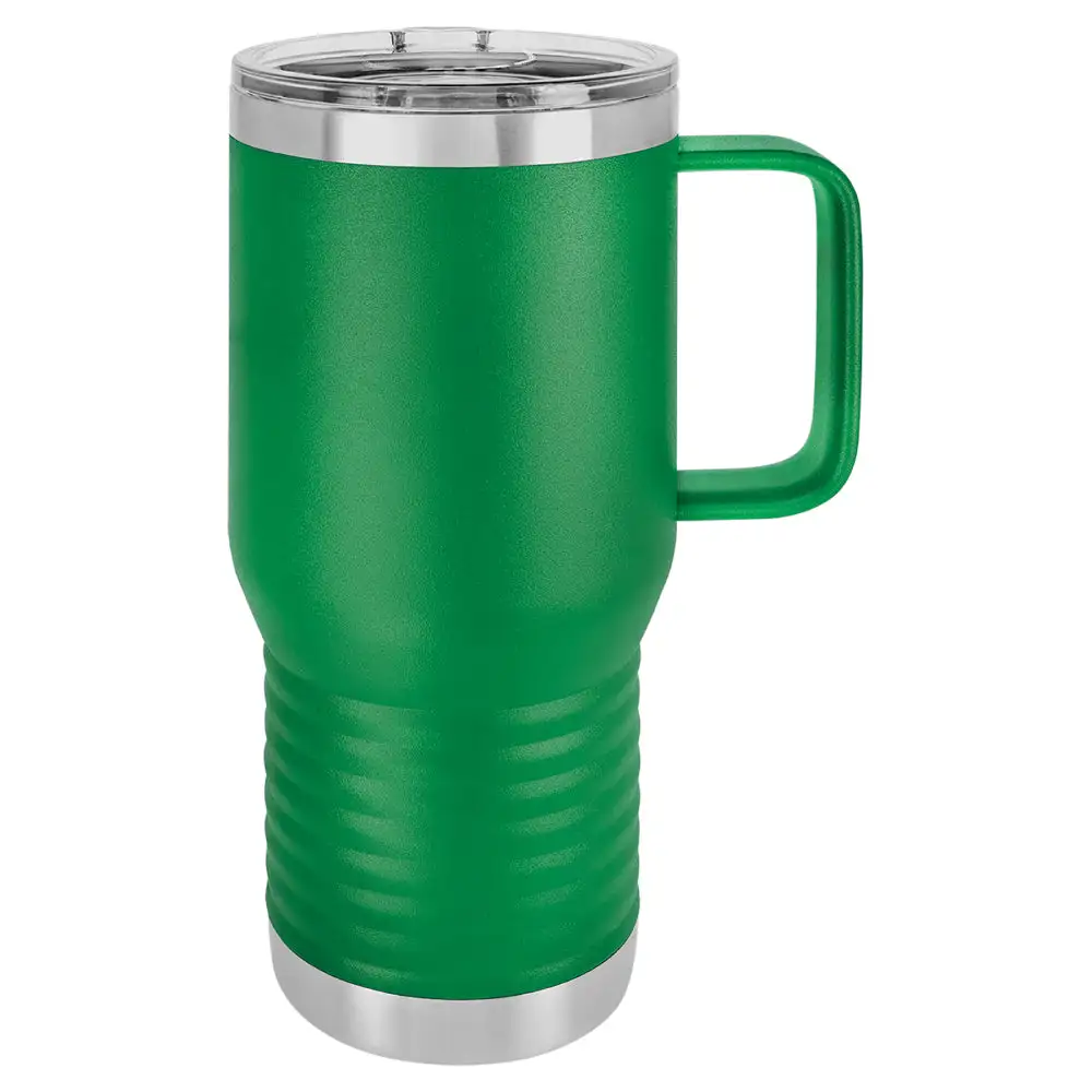 Double Wall Handled Coffee Stainless Steel Tumbler