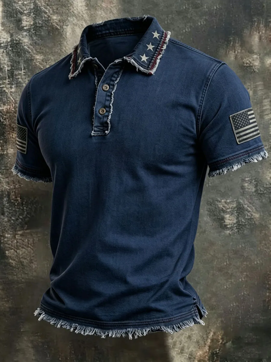 Men'S 250Th Anniversary Printed Casual T-Shirt