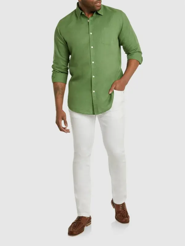 STRAIGHT LEG PANTS WITH CLASSIC FIT FOR SUMMER CASUAL