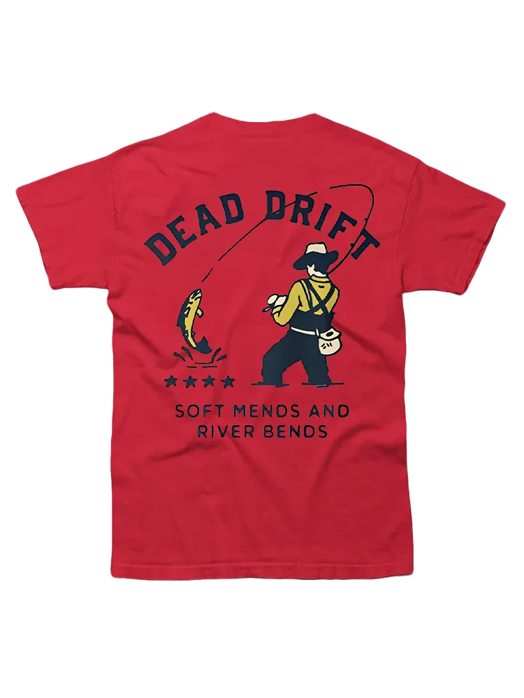 Fish On Crew Neck Tee