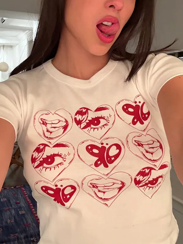 At A Festival Near You Crop Baby Tee