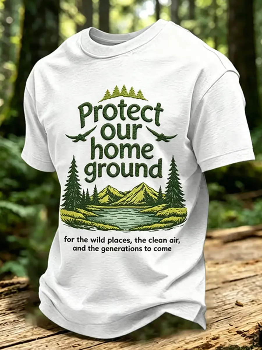Men's National Park Print Short-Sleeve T-Shirt