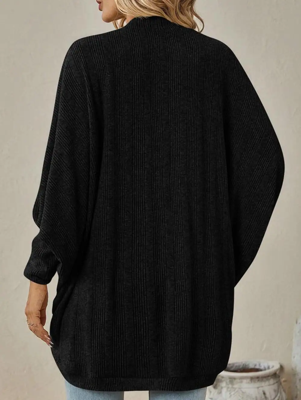 Mid Length Knitted Cardigan