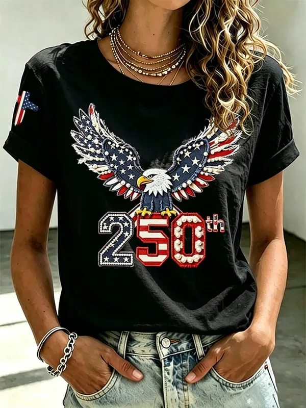 250Th Anniversary Edition Women'S Printed T-Shirt From The United States