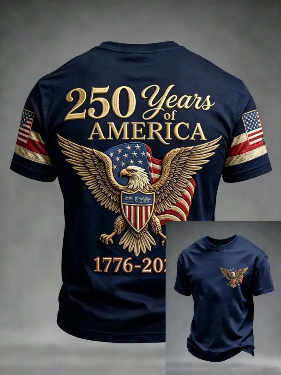 Men's America's 250th Anniversary Faith Print Shirt