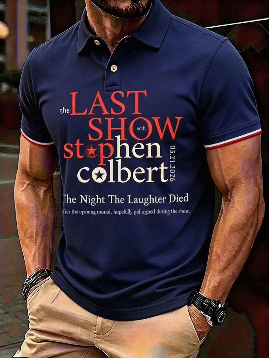 Men's Retro Last Show Lover Art Polo Shirt