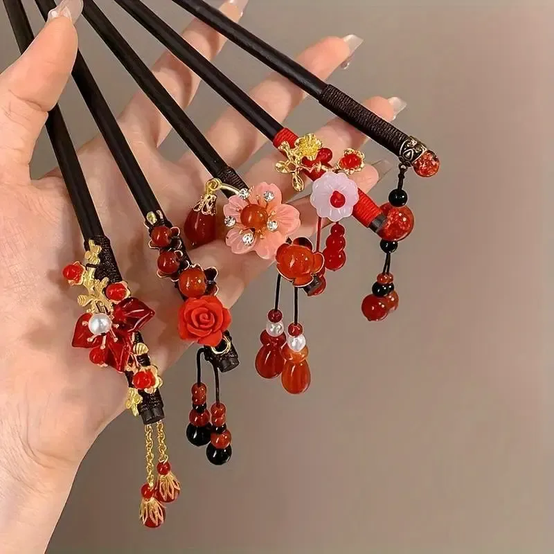 Royal Style Retro Hairpin Decorated
