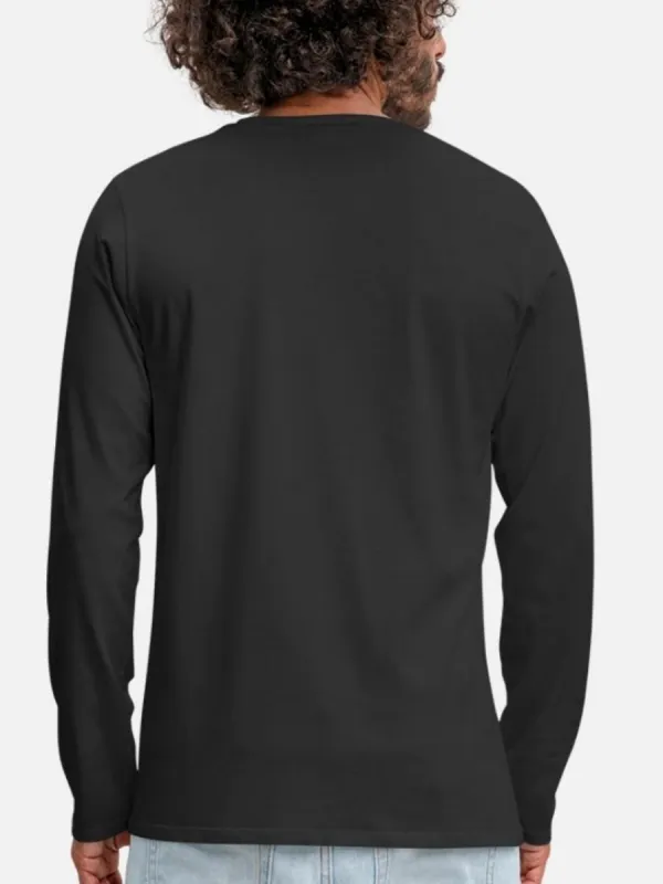 Men's Public Land Letter Print Casual Style Long-Sleeved T-Shirt