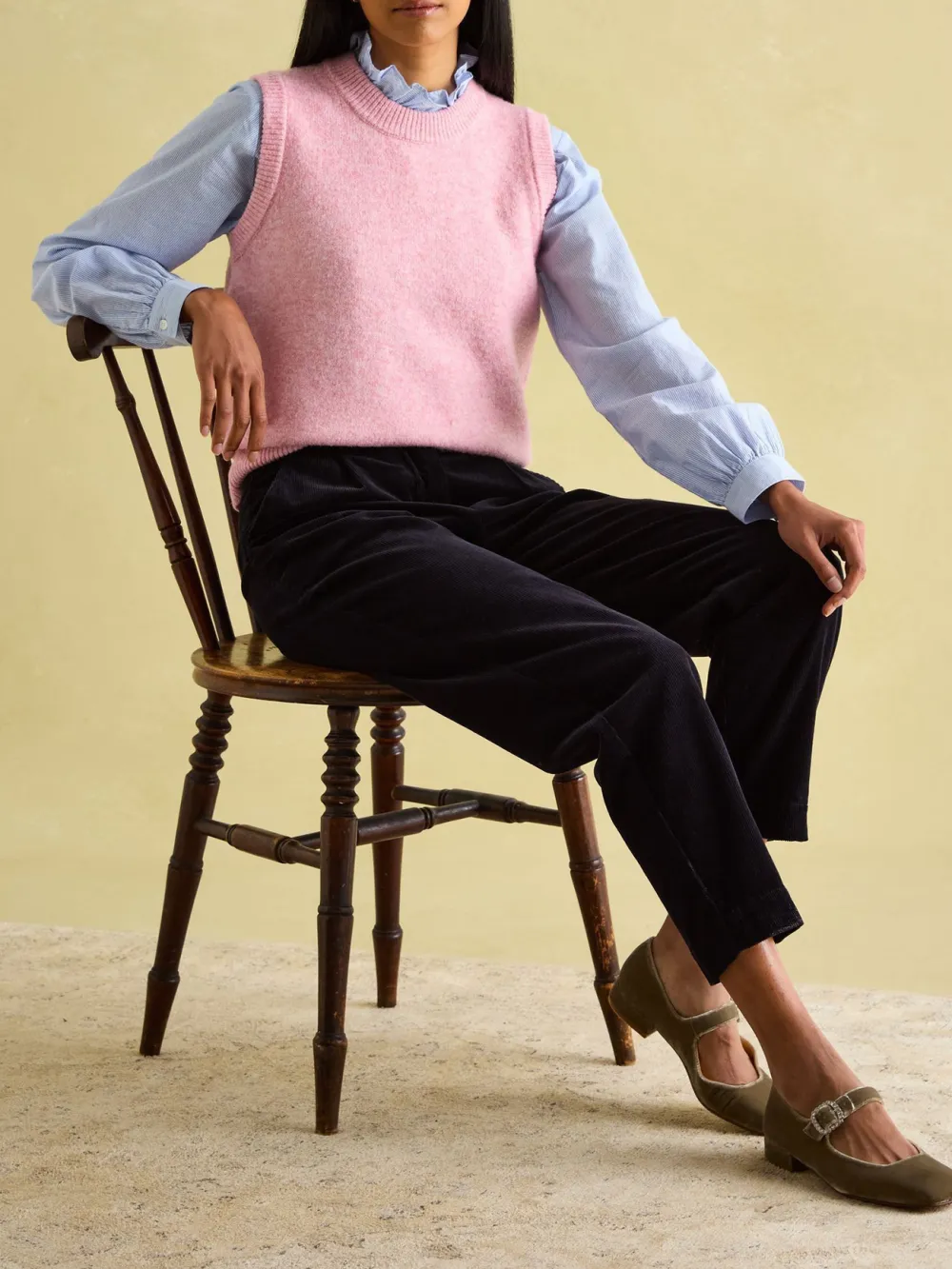 Pink Knitted Vest