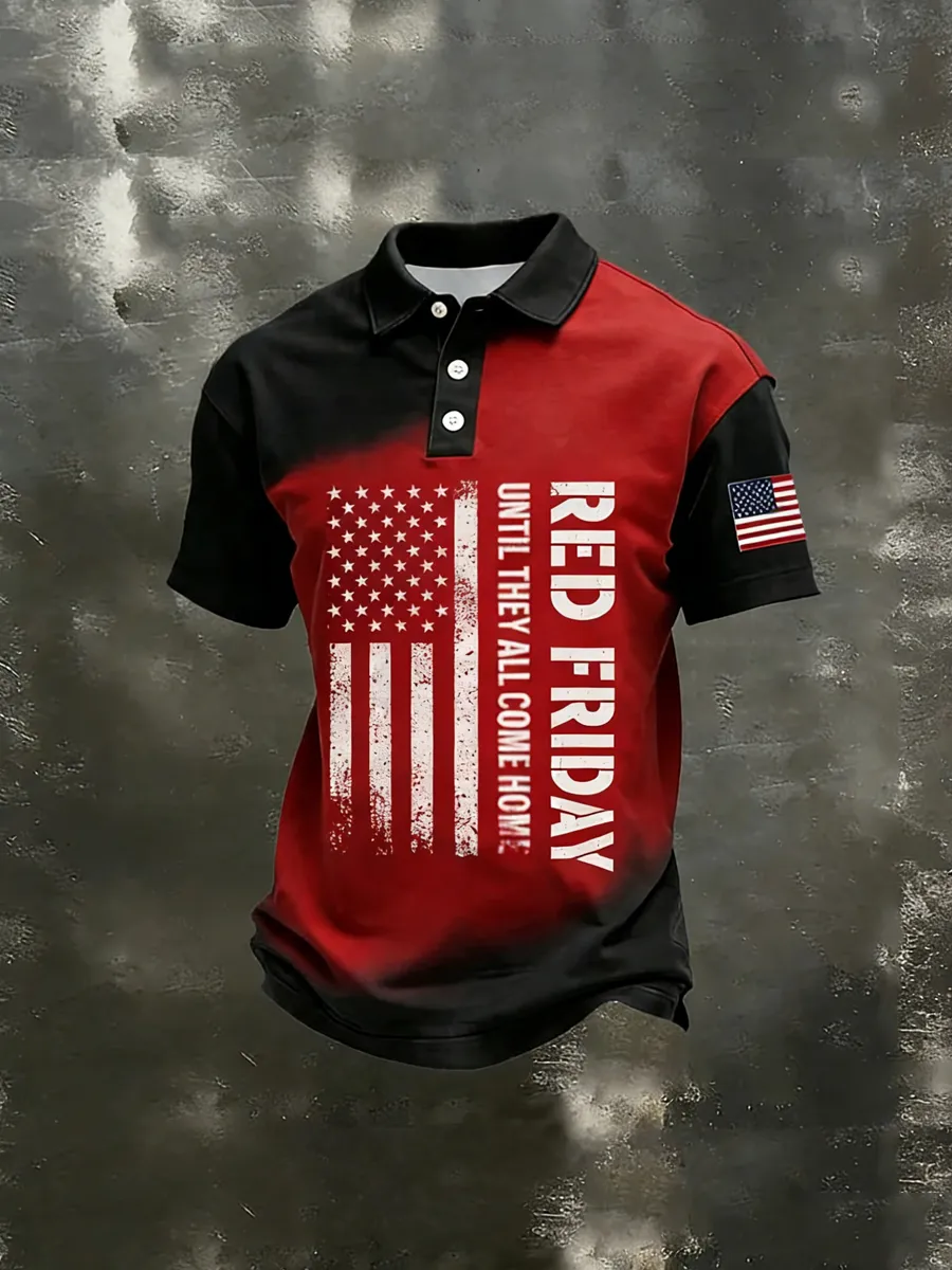Men's Veterans Memorial Red Friday Short sleeved Shirt