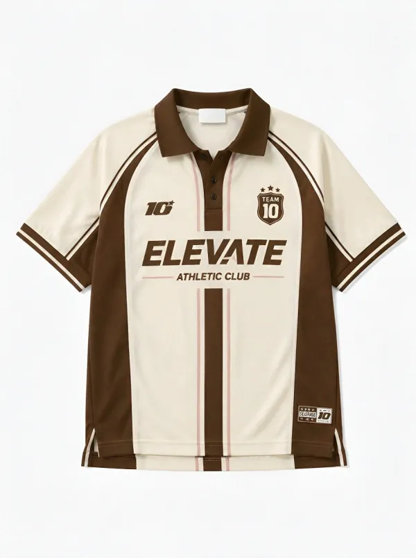 Unisex Elevate Athletic Club Team 10 Printed Polo Shirt