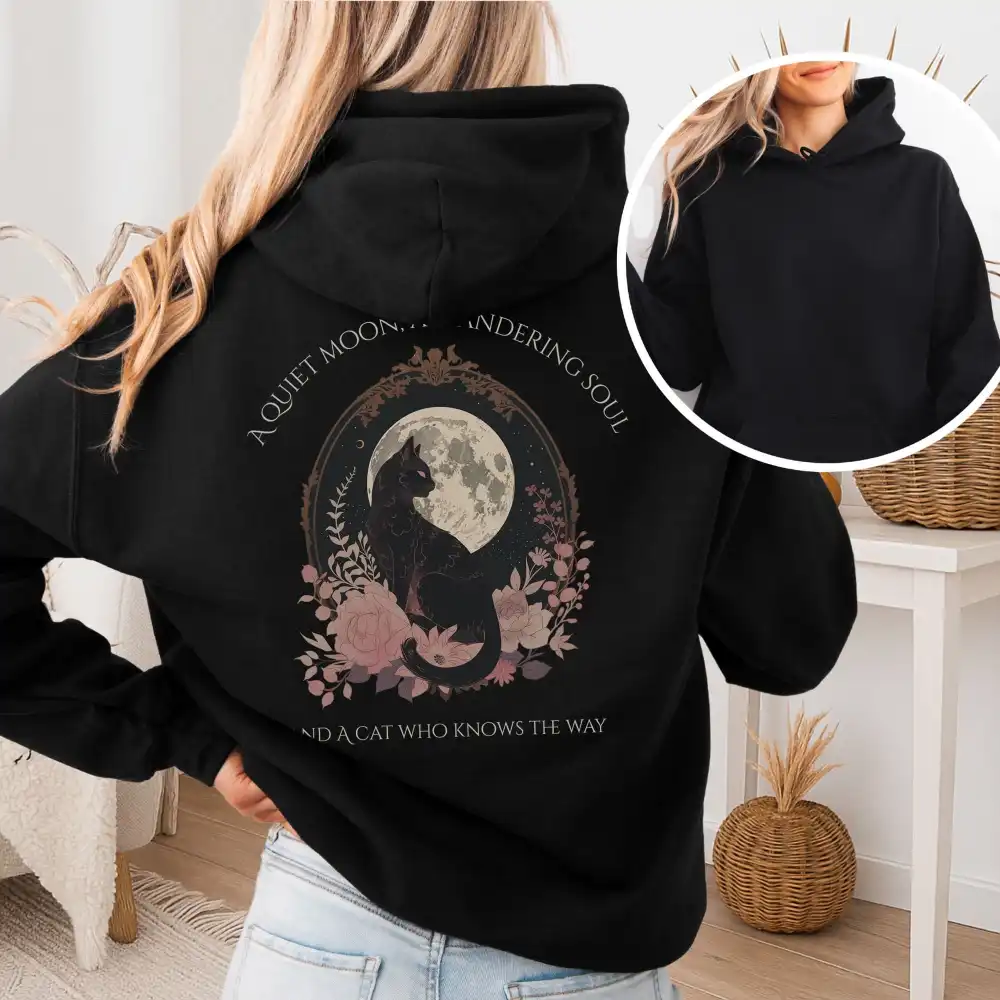 The Cat Who Knows the Way Hoodie