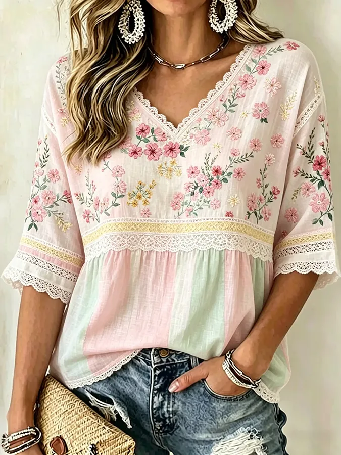 Women's Floral print top