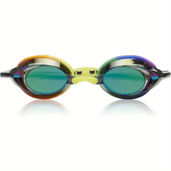 Rainbow Mirrored UnisexChild Swim Goggles