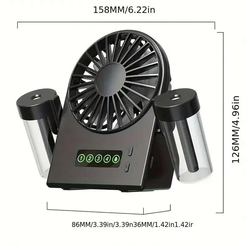 Adjustable Wind Speeds Rotatable Heads