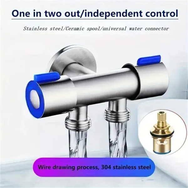 Stainless Steel Dual Control Faucet Valve