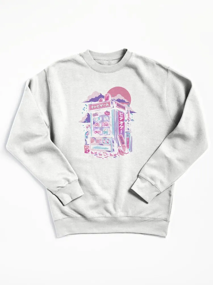 Retro Gaming Machine Pullover Sweatshirt